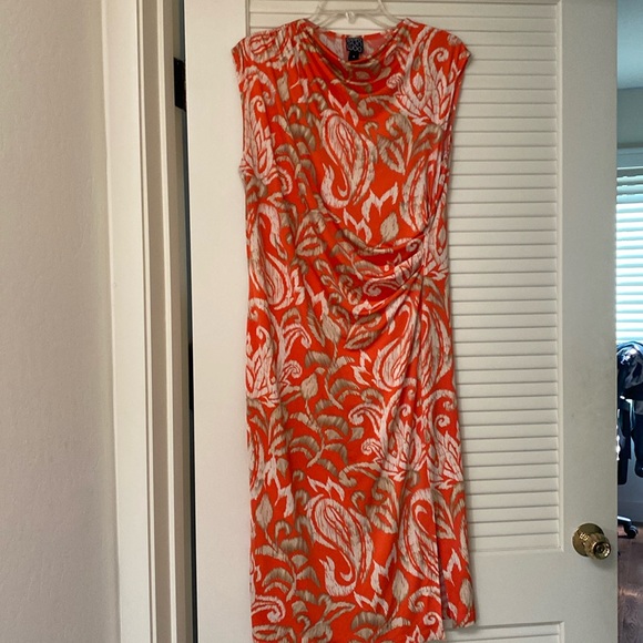 Clara Sunwoo Butter Knit - Side Slit Midi Dress - Paisley Lotus - Picture 8 of 16